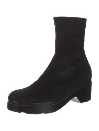 Robert Clergerie Suede Sock Boots