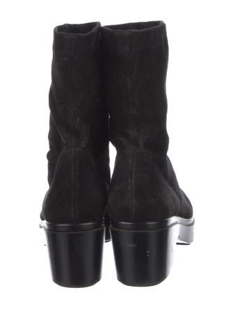 Robert Clergerie Suede Sock Boots