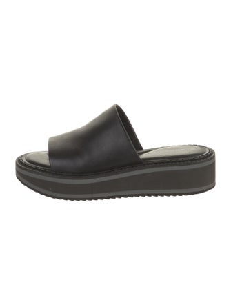 Robert Clergerie Leather Slides