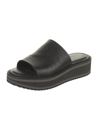 Robert Clergerie Leather Slides