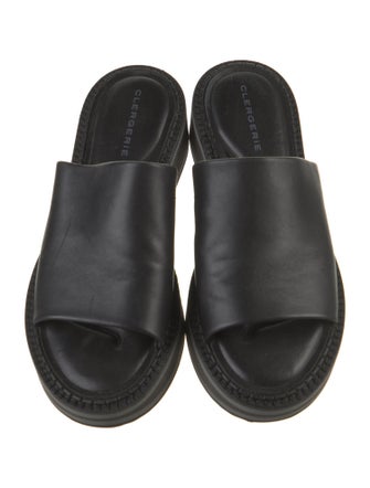Robert Clergerie Leather Slides