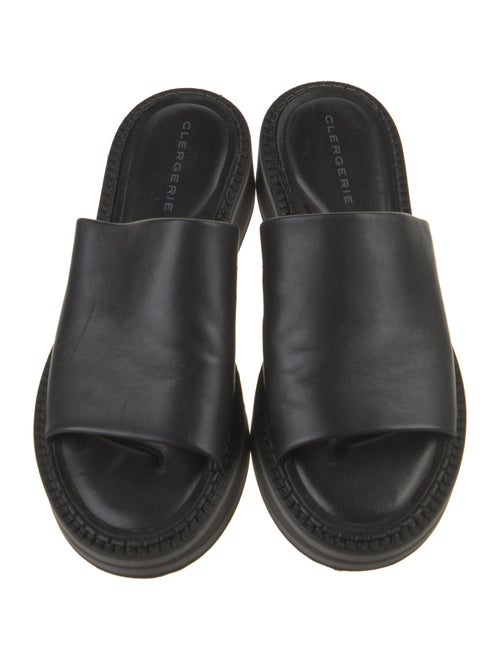 Robert Clergerie Leather Slides