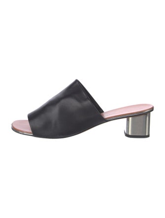 Robert Clergerie Leather Slides