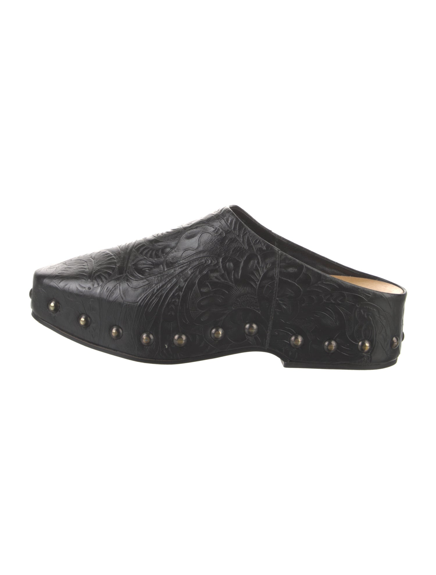 Robert Clergerie Leather Mules