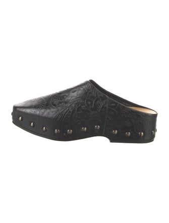 Robert Clergerie Leather Mules