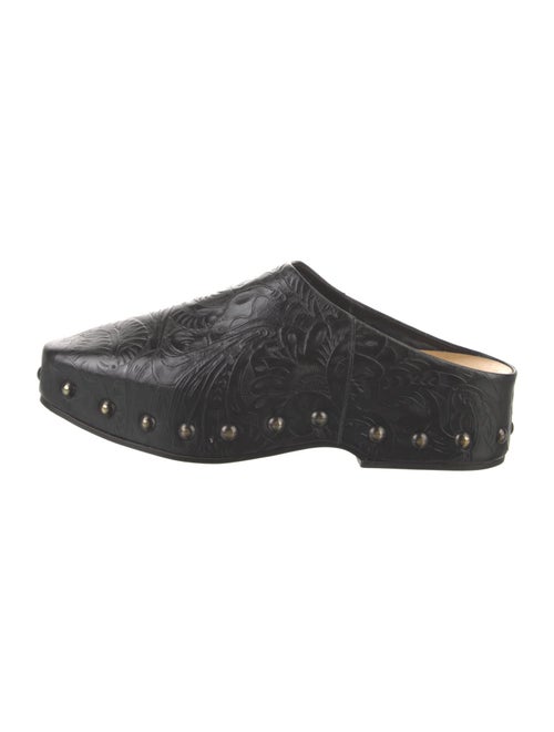 Robert Clergerie Leather Mules