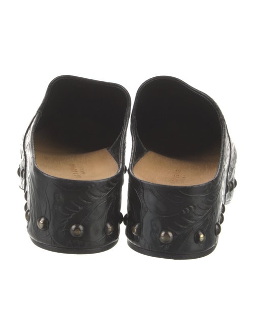 Robert Clergerie Leather Mules