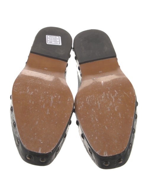 Robert Clergerie Leather Mules