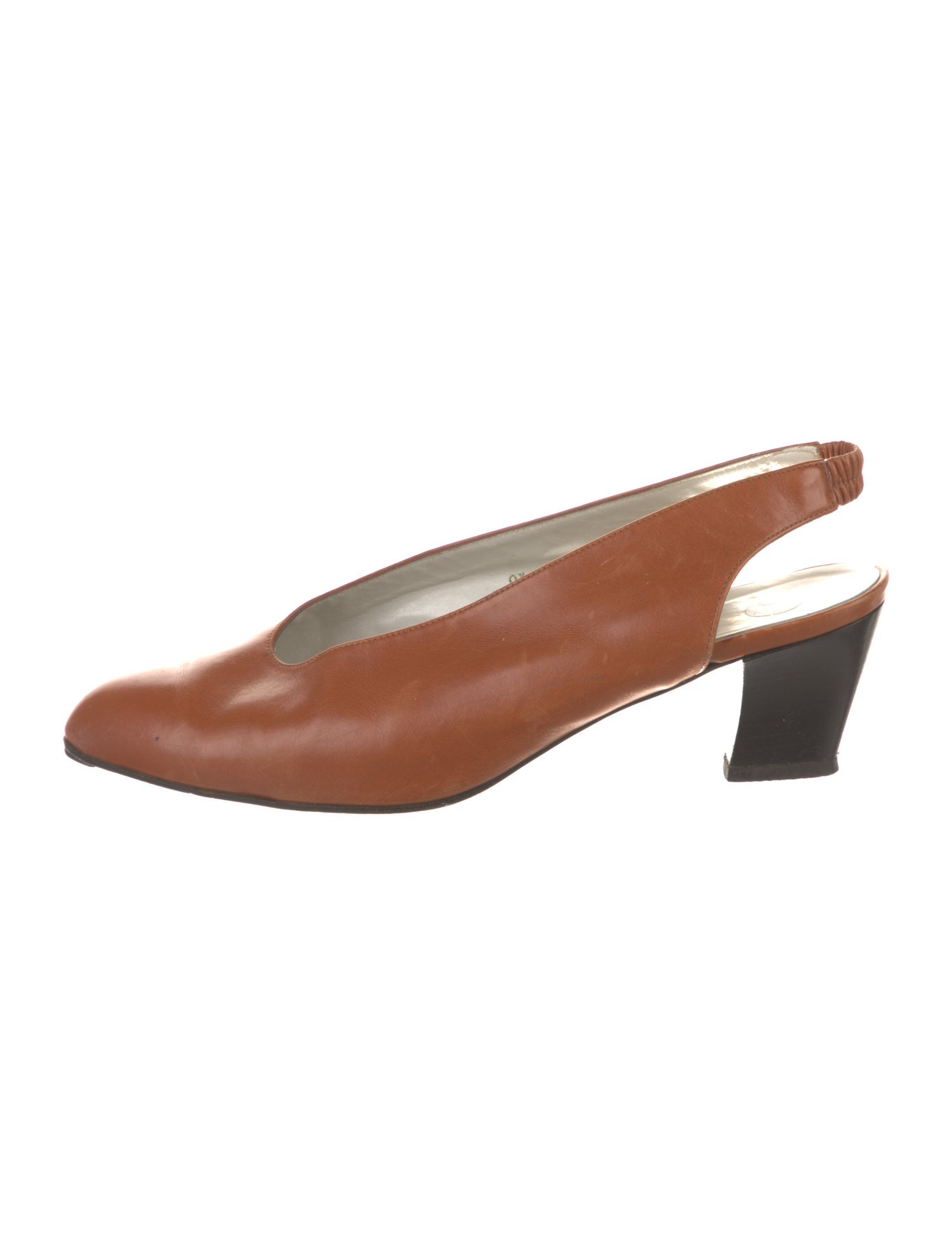 Robert Clergerie Leather Slingback Pumps