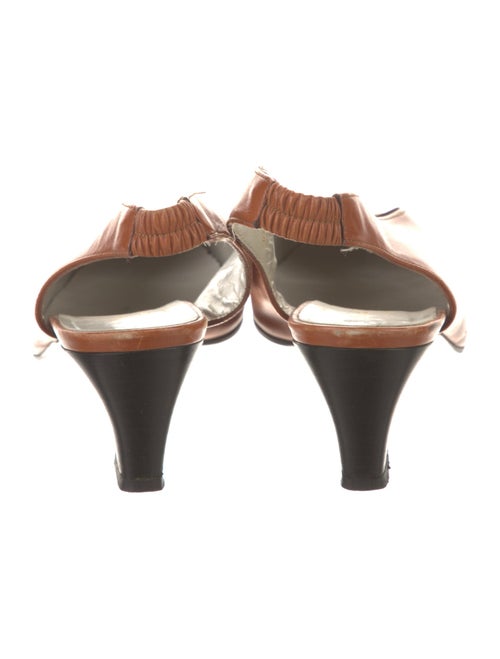 Robert Clergerie Leather Slingback Pumps