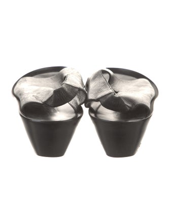 Robert Clergerie Leather Slingback Sandals