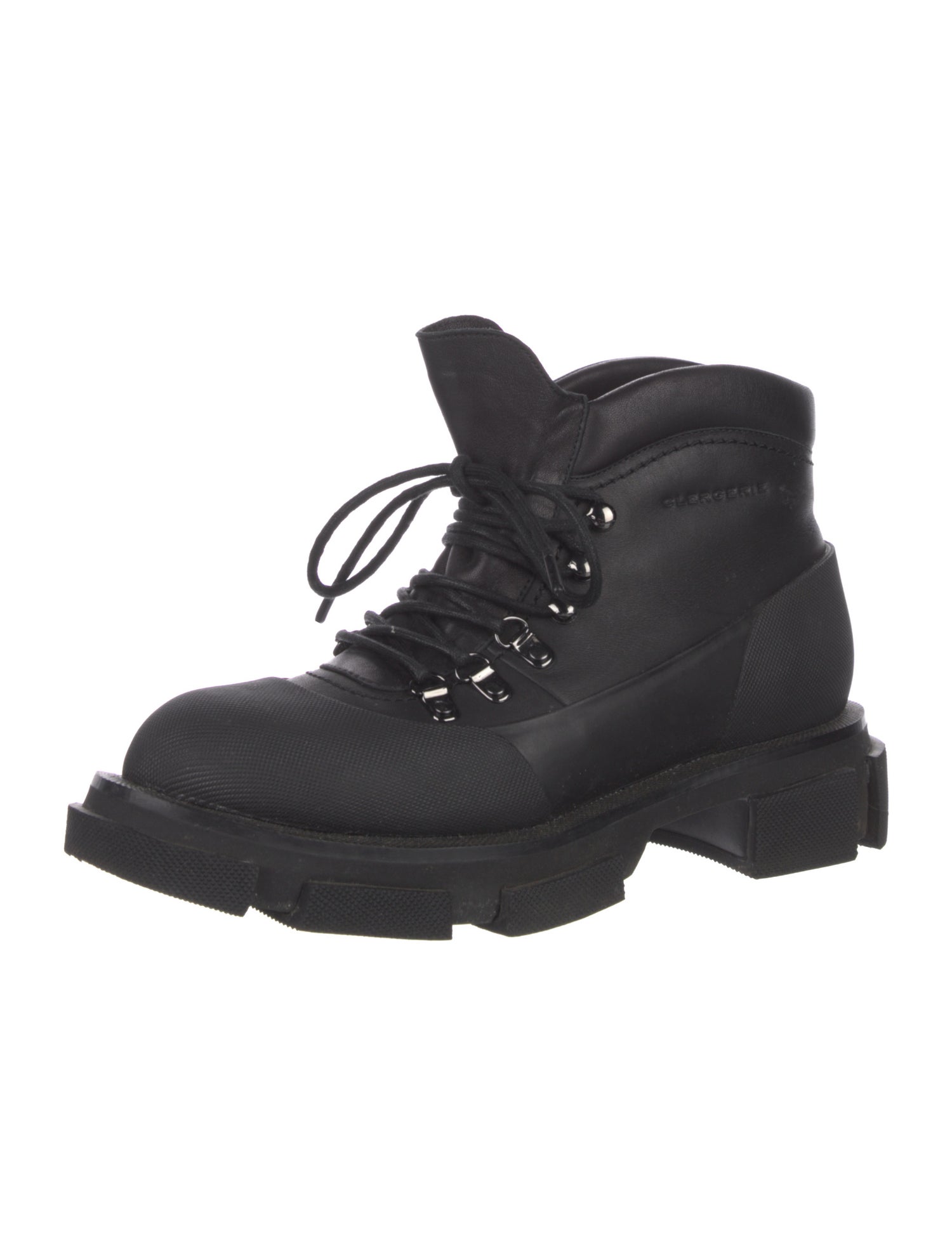 Robert Clergerie Leather Lace-Up Boots