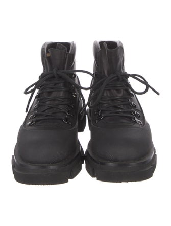 Robert Clergerie Leather Lace-Up Boots