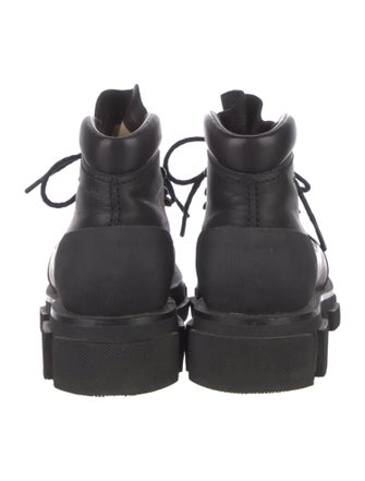 Robert Clergerie Leather Lace-Up Boots