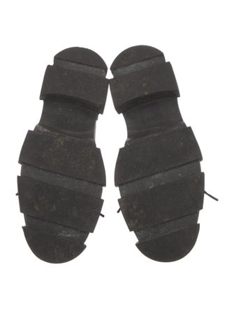 Robert Clergerie Leather Lace-Up Boots