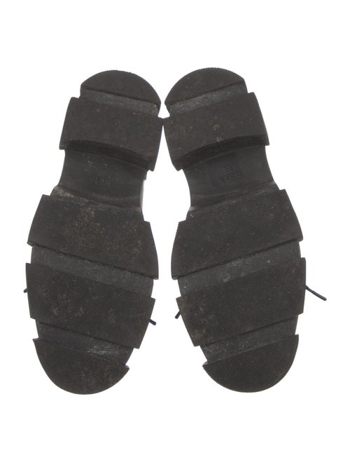 Robert Clergerie Leather Lace-Up Boots