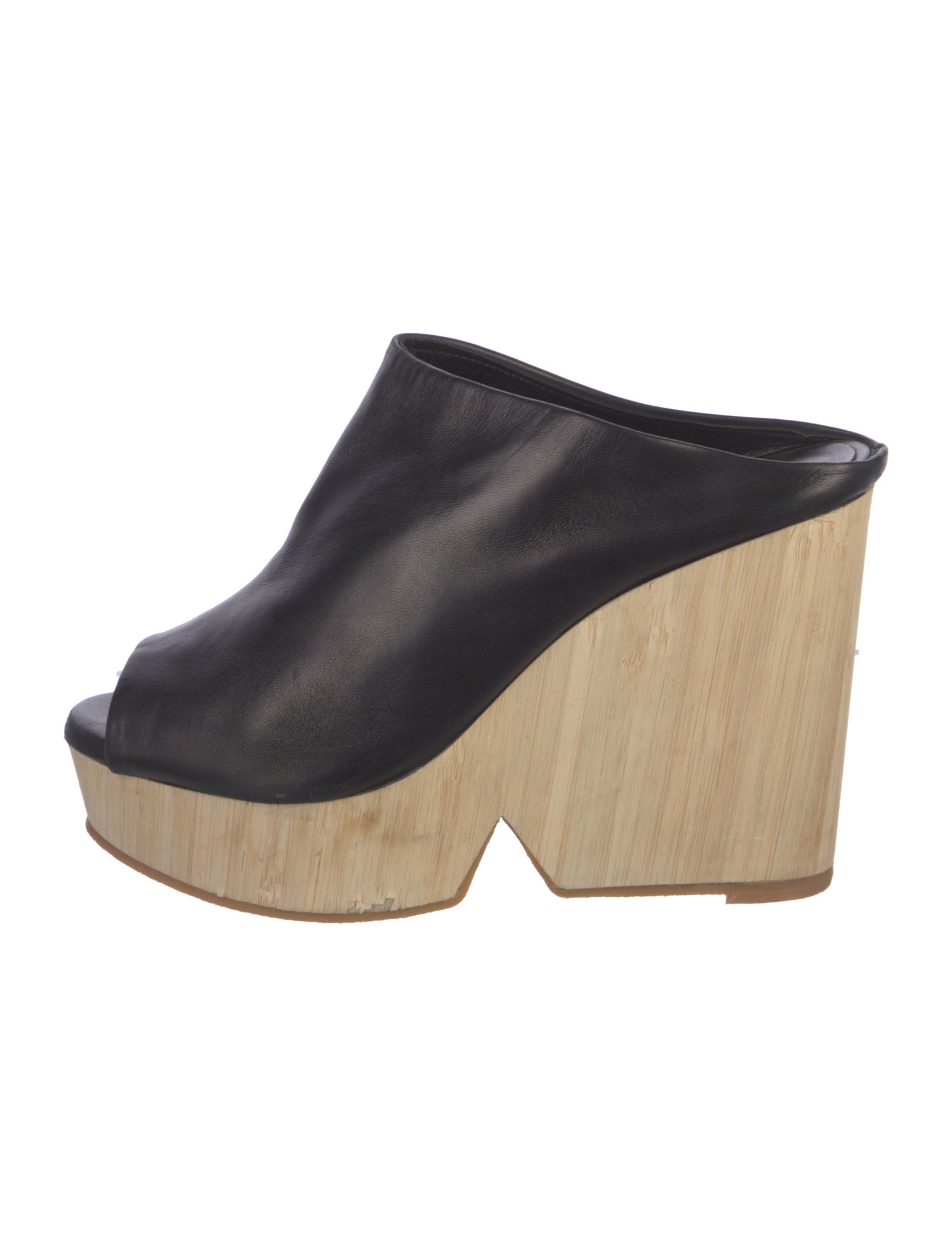 Robert Clergerie Leather Slides