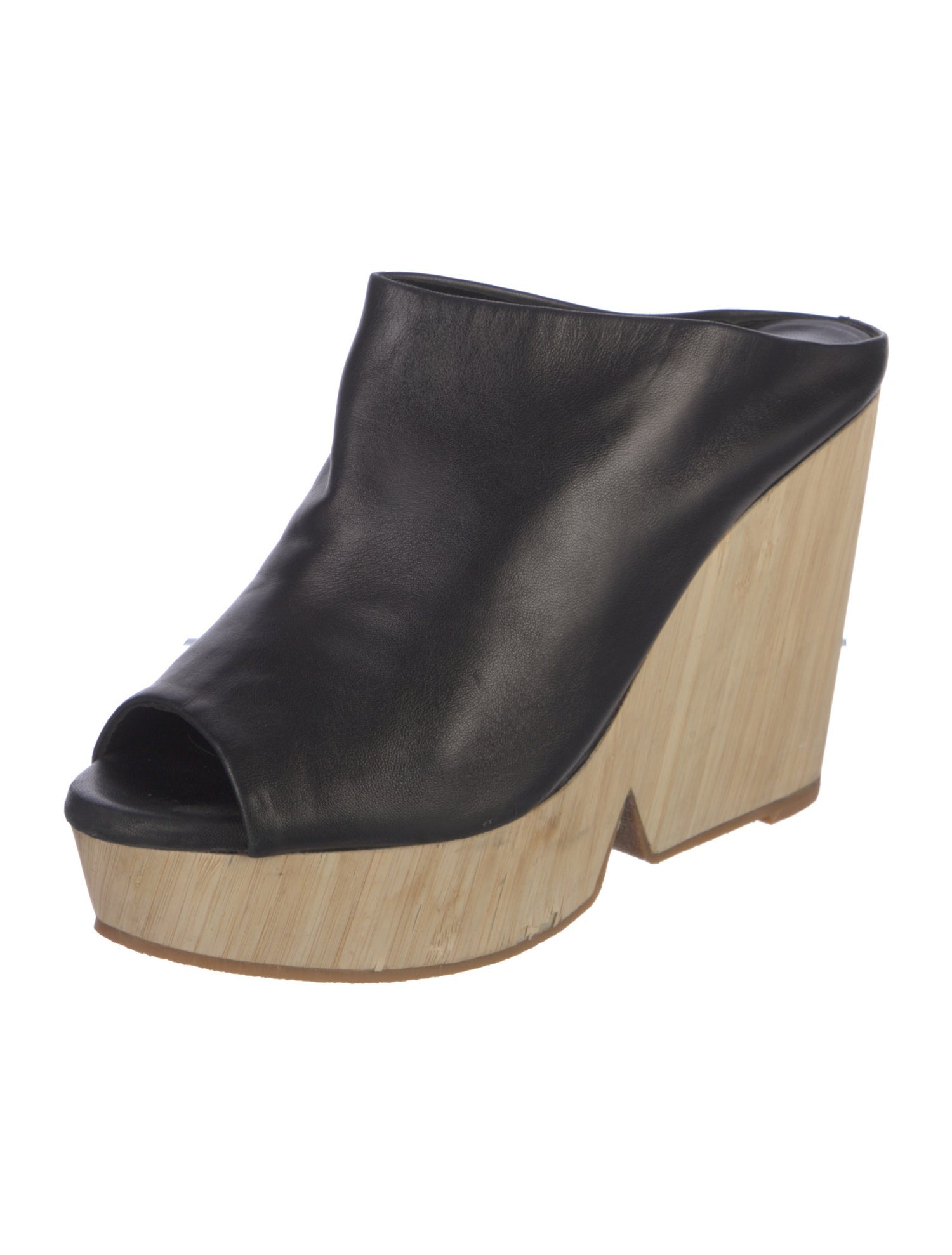 Robert Clergerie Leather Slides