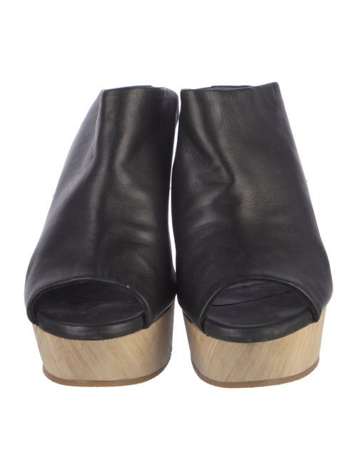 Robert Clergerie Leather Slides