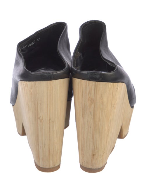 Robert Clergerie Leather Slides