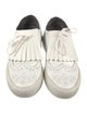 Robert Clergerie Leather Lasercut Accents Sneakers