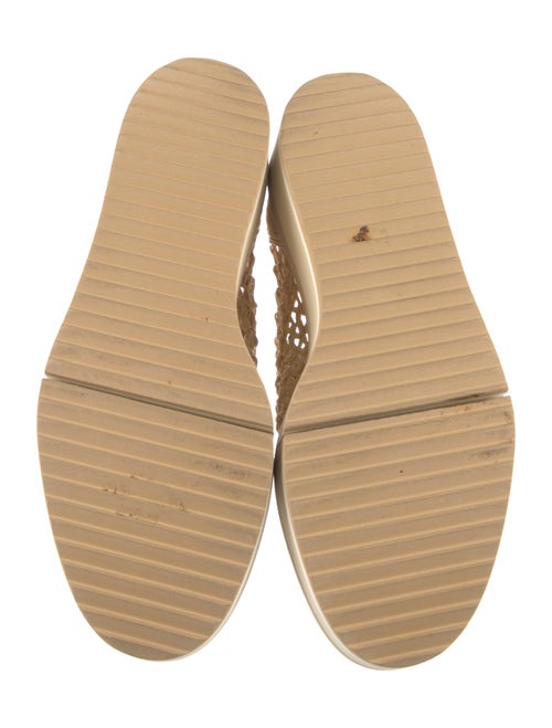 Robert Clergerie Raffia Cutout Accent Oxfords