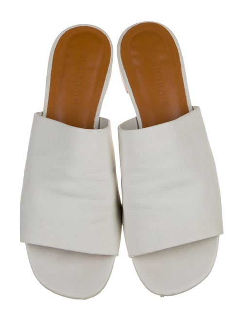 Robert Clergerie Leather Slides