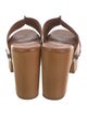 Robert Clergerie Leather Slides