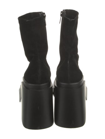 Robert Clergerie Suede Sock Boots