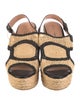 Robert Clergerie Raffia Animal Print Espadrilles