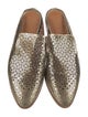 Robert Clergerie Leather Lasercut Accents Mules