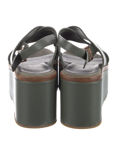 Robert Clergerie Leather Slingback Sandals