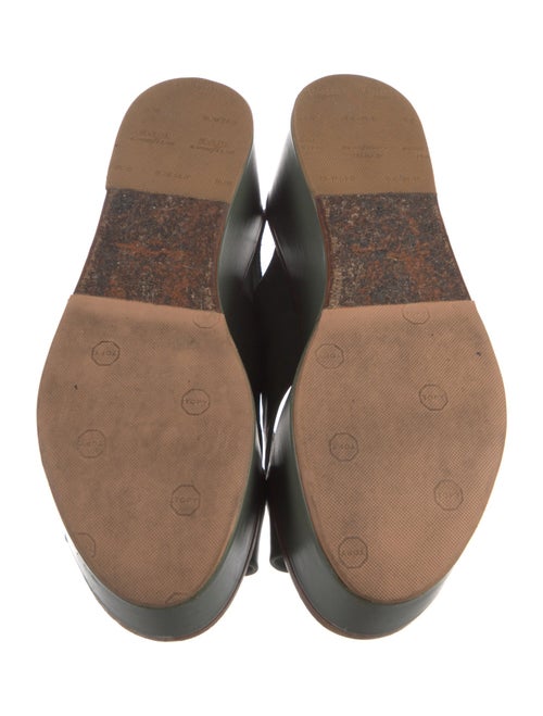 Robert Clergerie Leather Slingback Sandals