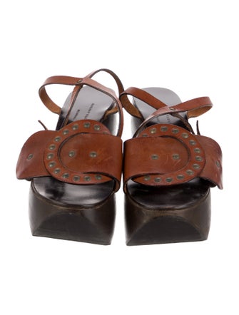 Robert Clergerie Leather Sandals
