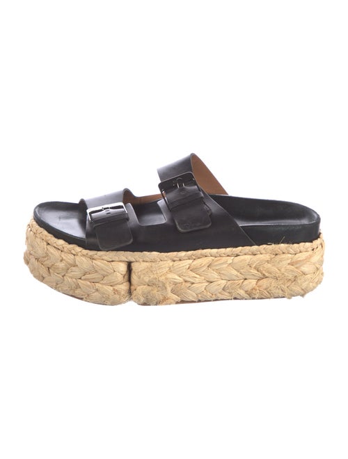 Robert Clergerie Leather Espadrilles