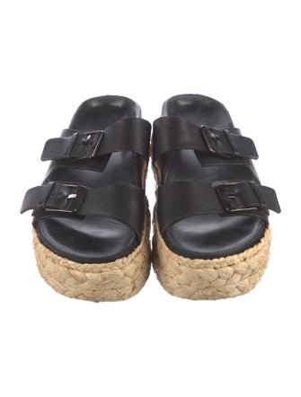 Robert Clergerie Leather Espadrilles