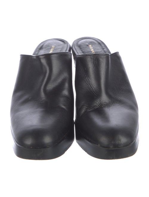 Robert Clergerie Leather Mules