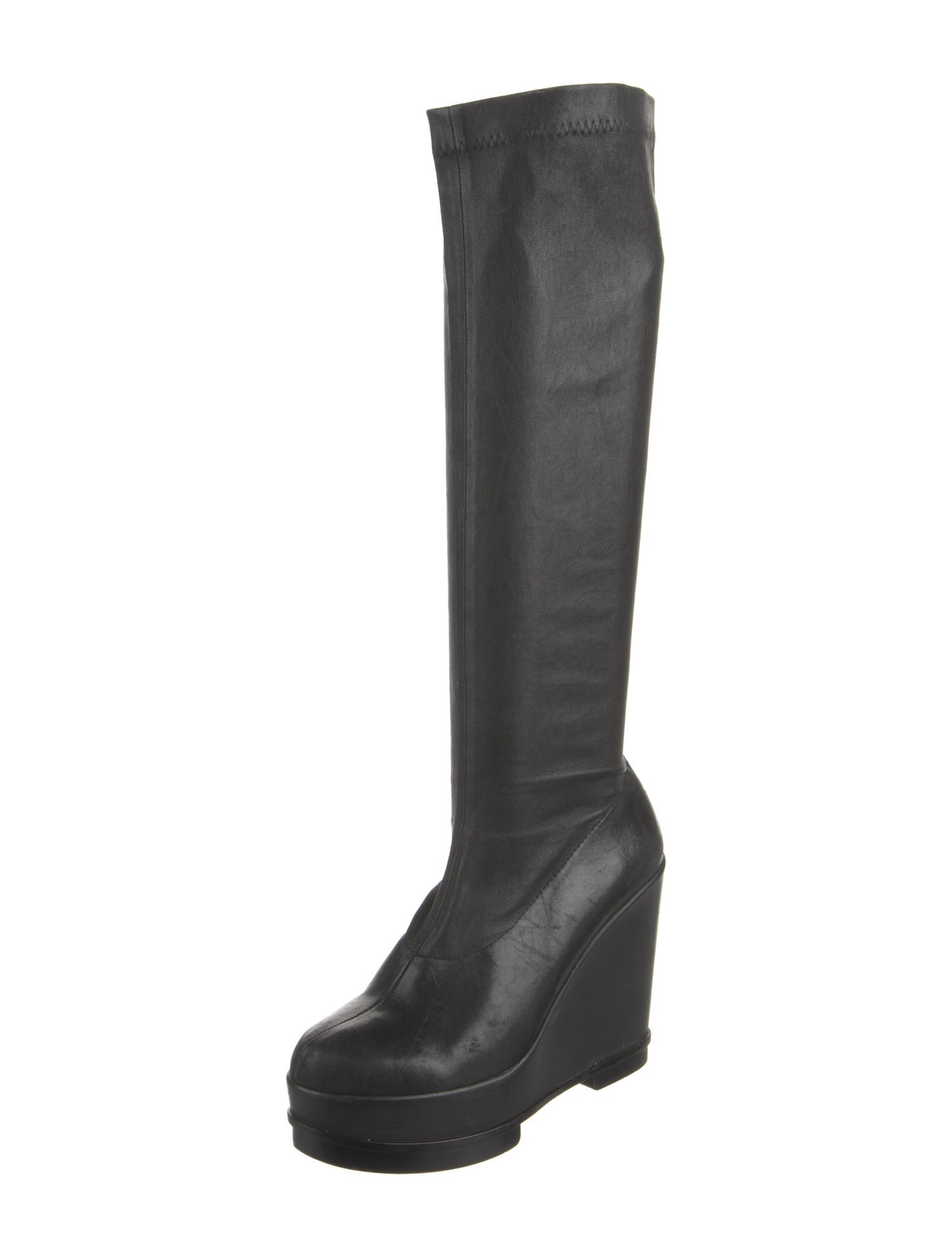 Robert Clergerie Leather Sock Boots