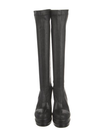 Robert Clergerie Leather Sock Boots