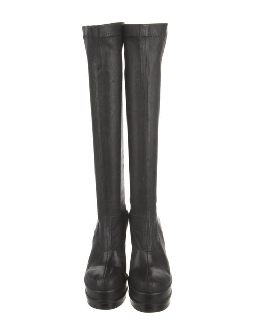 Robert Clergerie Leather Sock Boots