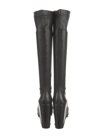 Robert Clergerie Leather Sock Boots