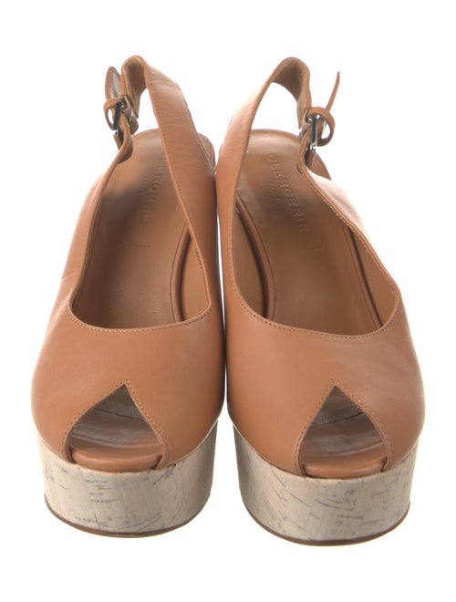 Robert Clergerie Leather Slingback Sandals