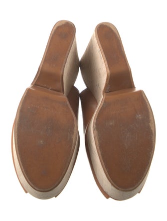 Robert Clergerie Leather Slingback Sandals