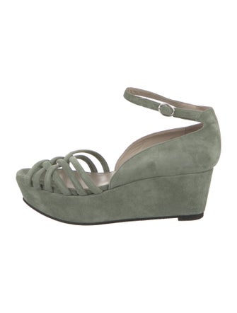 Robert Clergerie Suede Slingback Sandals