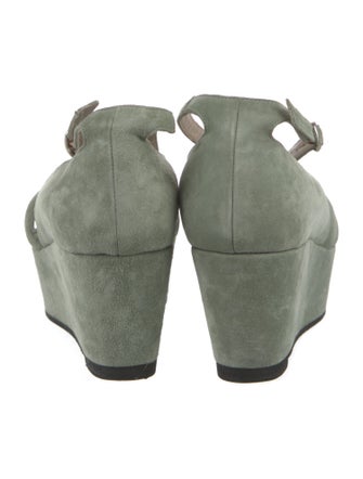 Robert Clergerie Suede Slingback Sandals