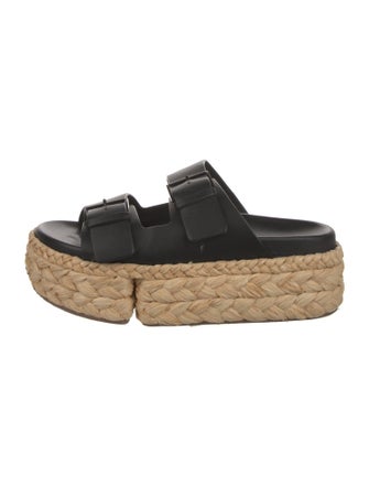 Robert Clergerie Leather Espadrilles