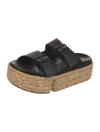 Robert Clergerie Leather Espadrilles