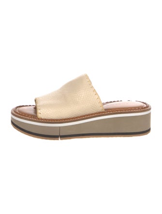 Robert Clergerie Leather Mules