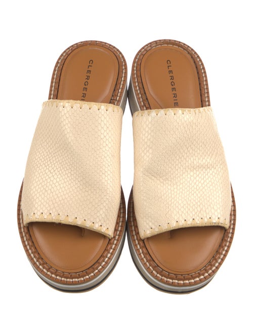 Robert Clergerie Leather Mules