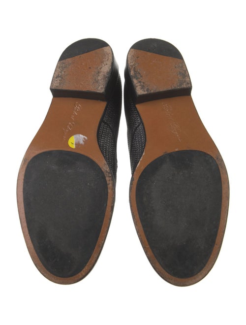 Robert Clergerie Leather Glitter Accents Oxfords